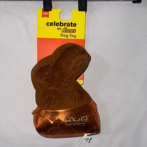 NWT Reese’s “Reester Bunny “ Plush Dog Toy with Squeaker- Easter Edition